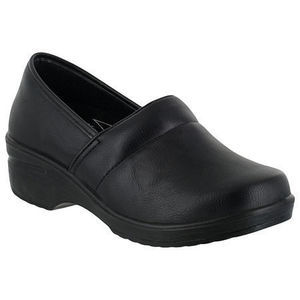 Easy Works by Easy Street Women's Lyndee Slip-Ons , Black , 8.5WW